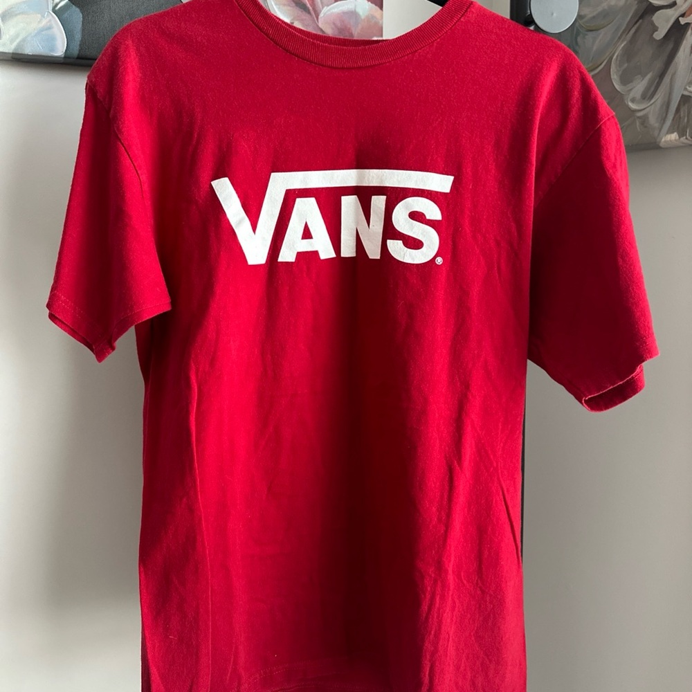 Vans Bold Red Short Sleeve Tee